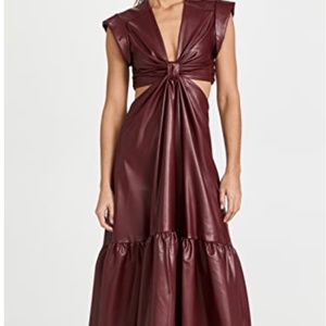 ALC Alexandria Vegan Leather Dress